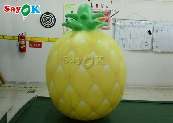 黄色い1.5mH 5ftの掛かる膨脹可能なパイナップル フルーツの気球