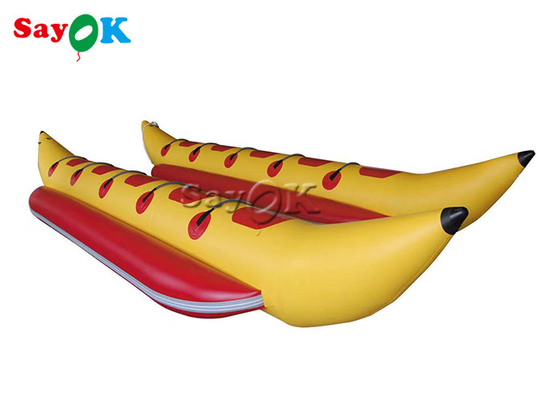 10人の単一ボディ水ゲームのための膨脹可能なバナナ ボート